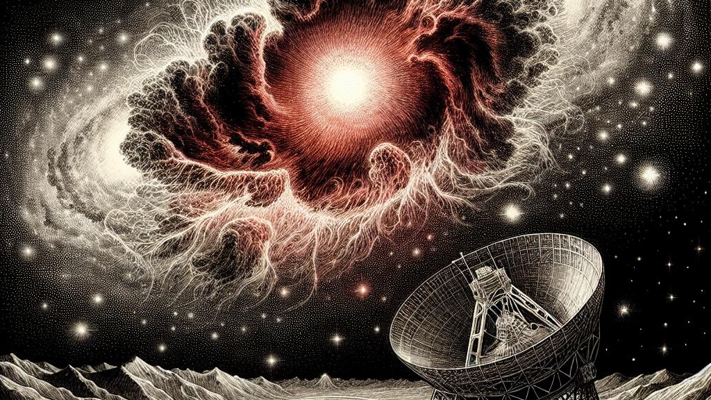天文学者が遠くの星のクローズアップ画像を捉える
