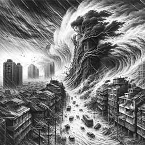 台風ヤギが引き起こす混乱: ハノイの自然の怒りに対する奮闘