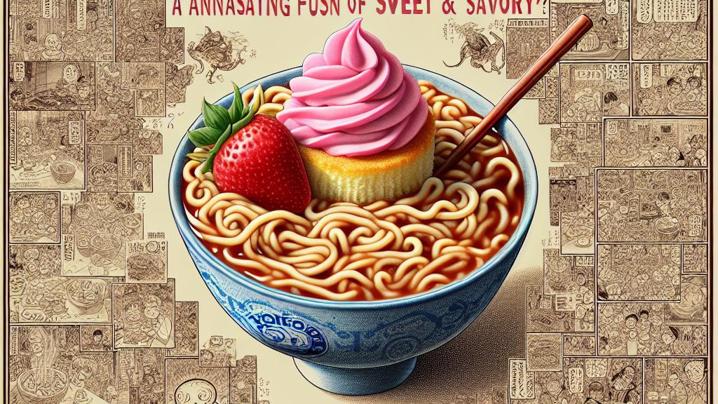 Discover the Unique Sweetness of Shortcake-Flavored Yakisoba!