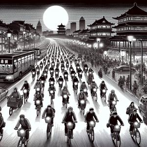 China's Night Biking Craze: A Struggle for Freedom