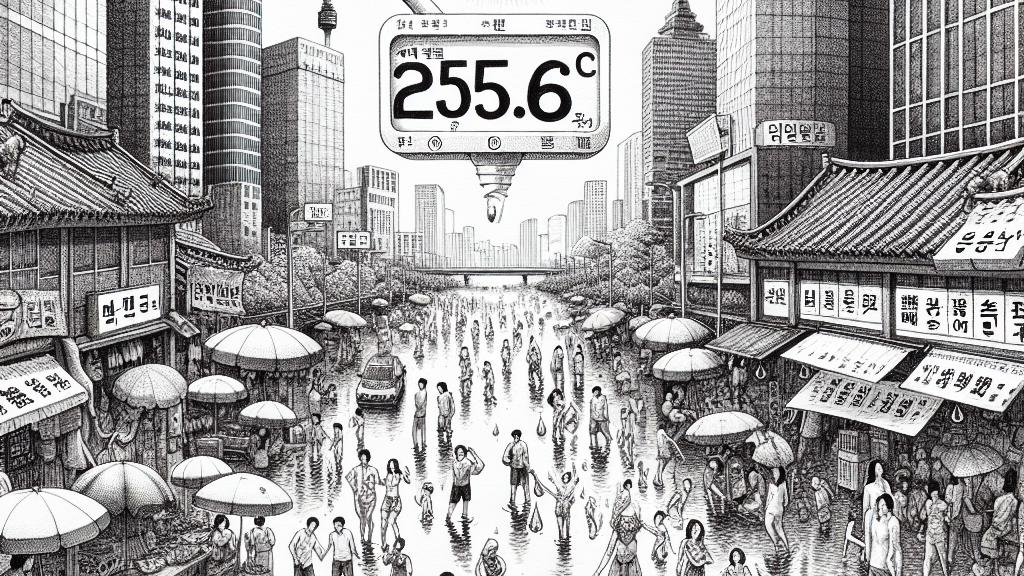 気候危機の中、韓国が記録的な暑さを更新！
