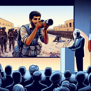 Captured Chaos: AFP Photographer Wins Prestigious News Award for Gaza Coverage!