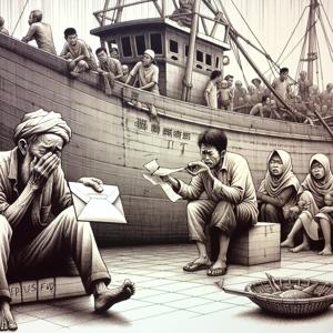 インドネシア漁師たちが15ヶ月の未払い賃金問題で正義を求めています！