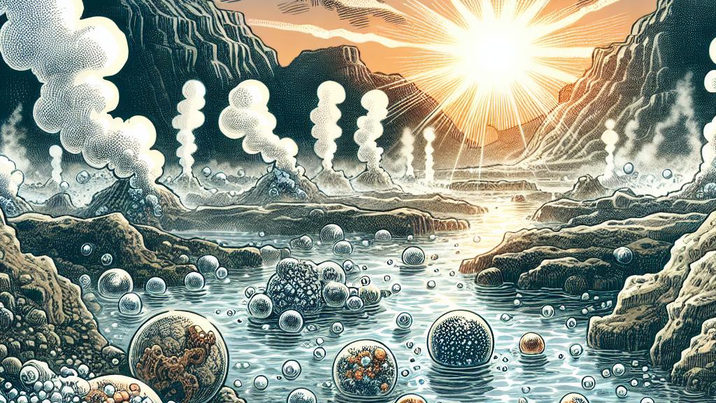 温泉における生命の起源における鉄硫化物の役割を探る