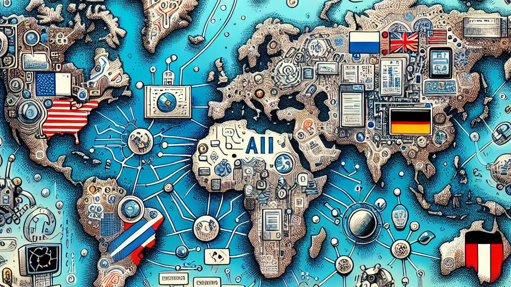 Mapping Global Collaborations in AI Research
