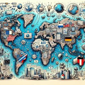 Mapping Global Collaborations in AI Research