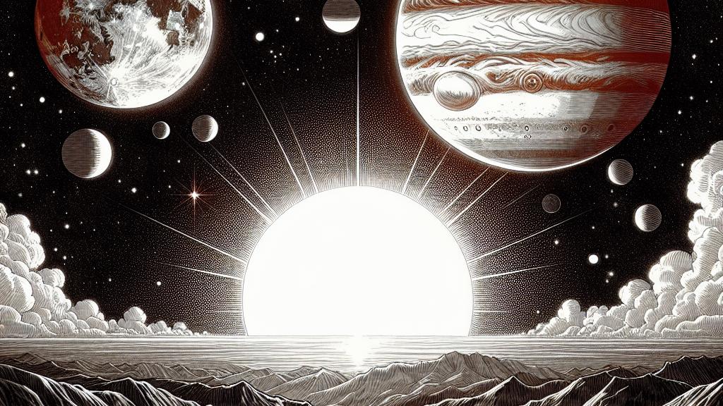 宇宙のスペクタクル：火星と木星を楽しみ、ペルセウス座流星群も見逃すな！