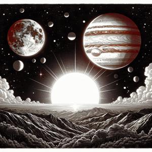 宇宙のスペクタクル：火星と木星を楽しみ、ペルセウス座流星群も見逃すな！