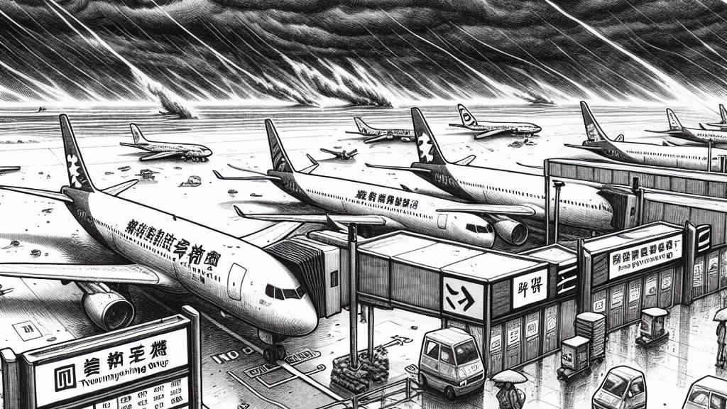 台風ガイミが台湾を襲う：すべてのフライトがキャンセル – 知っておくべきこと！
