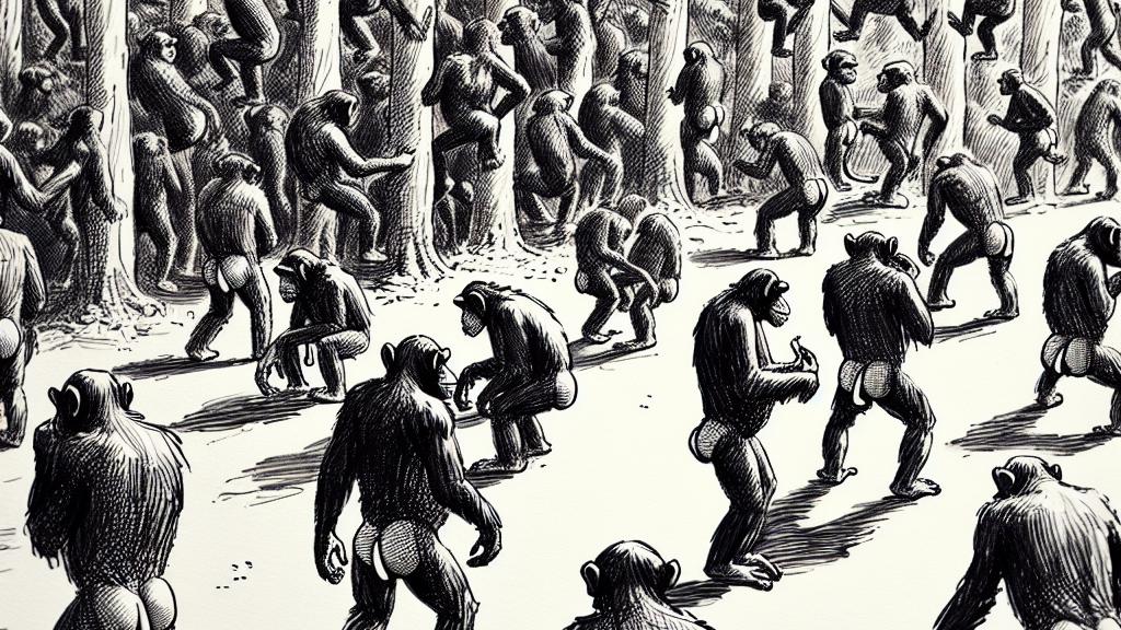 How Chimpanzees Share Bathroom Breaks Like Us