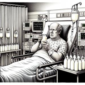 Man Hospitalized After Drinking Too Much Milk in Two Days