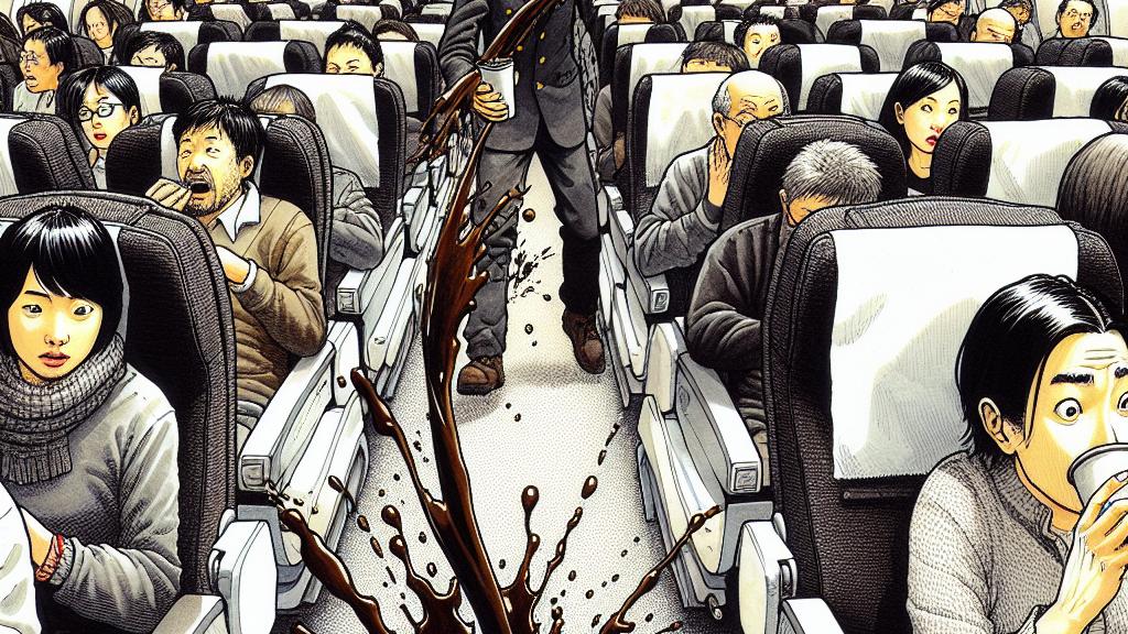 When Coffee Attack Strikes Mid-Flight: How to Handle the Spill!