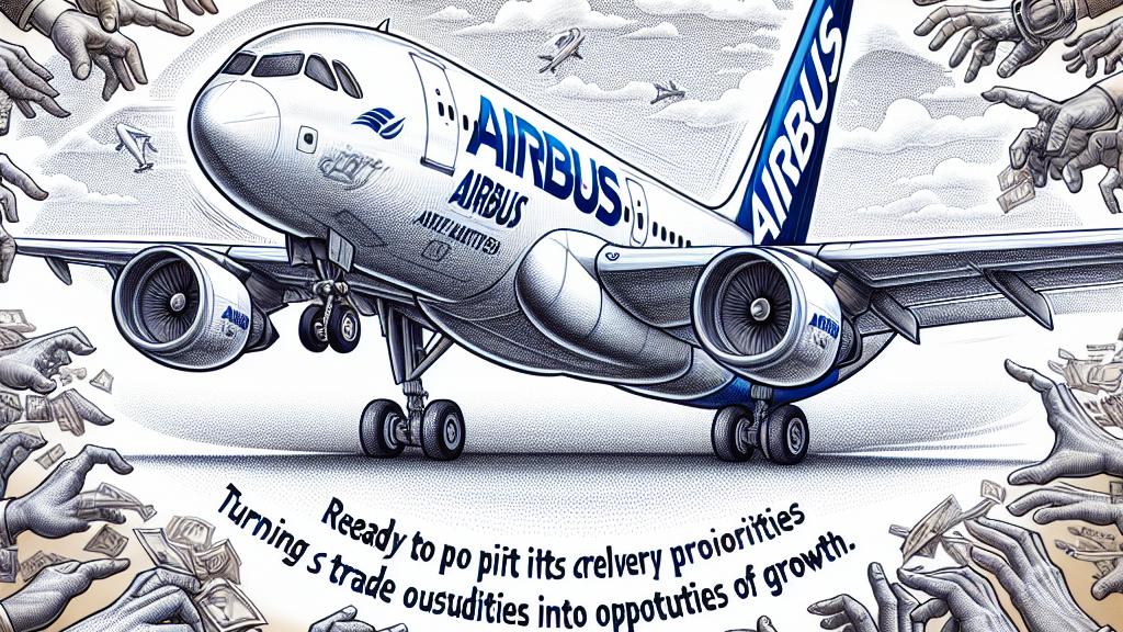 米国の関税が貿易に影響を与える場合、エアバスは他国への航空機納品を優先する計画