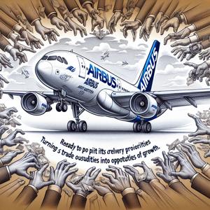 米国の関税が貿易に影響を与える場合、エアバスは他国への航空機納品を優先する計画