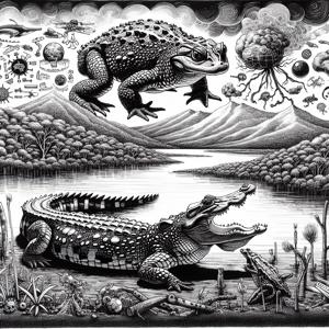 Crocodile Boot Camp: Outsmarting Toads with Taste!
