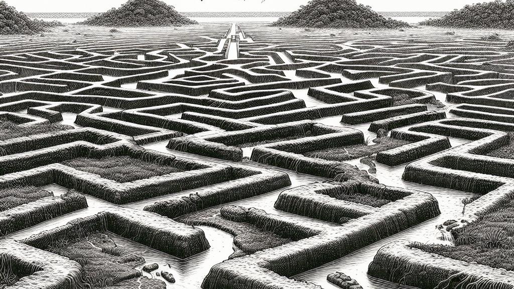 マヤの先駆者たちの古代運河を発見する