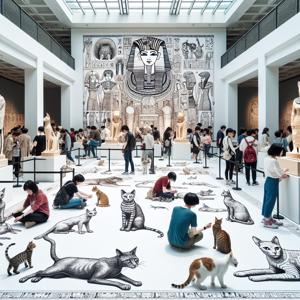 Purr-fectly Egyptian: Cats Take Over Shanghai Museum for 'Meow Night'!