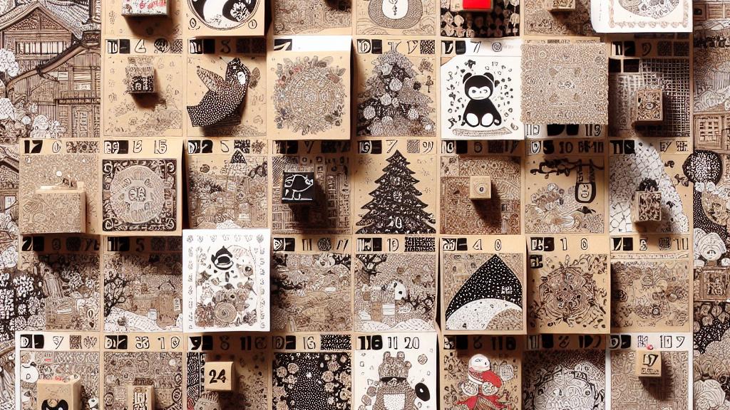 Create a Fun Advent Calendar with 100 Yen Shop Materials