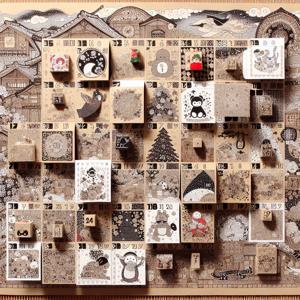 Create a Fun Advent Calendar with 100 Yen Shop Materials