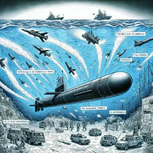 Underwater Politics: U.S. Submarine Surge Amidst Flames of Iran-Israel Tensions!