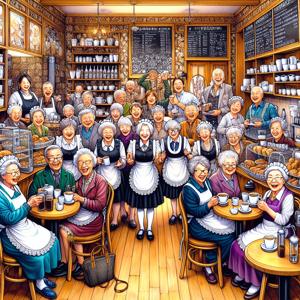 A Unique Café Run by Seniors in Gunma