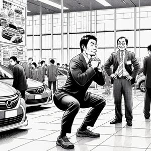 Squat Your Way Out of Awkward Sales Tactics!