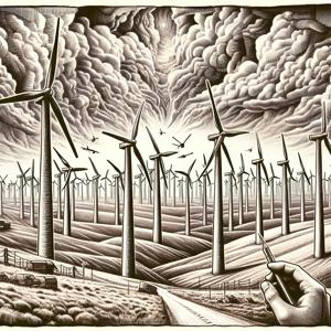 2024年におけるイギリスの記録的な風力発電出力