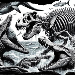 噛み跡と死の回転: 古代の海牛の悲劇的な終焉