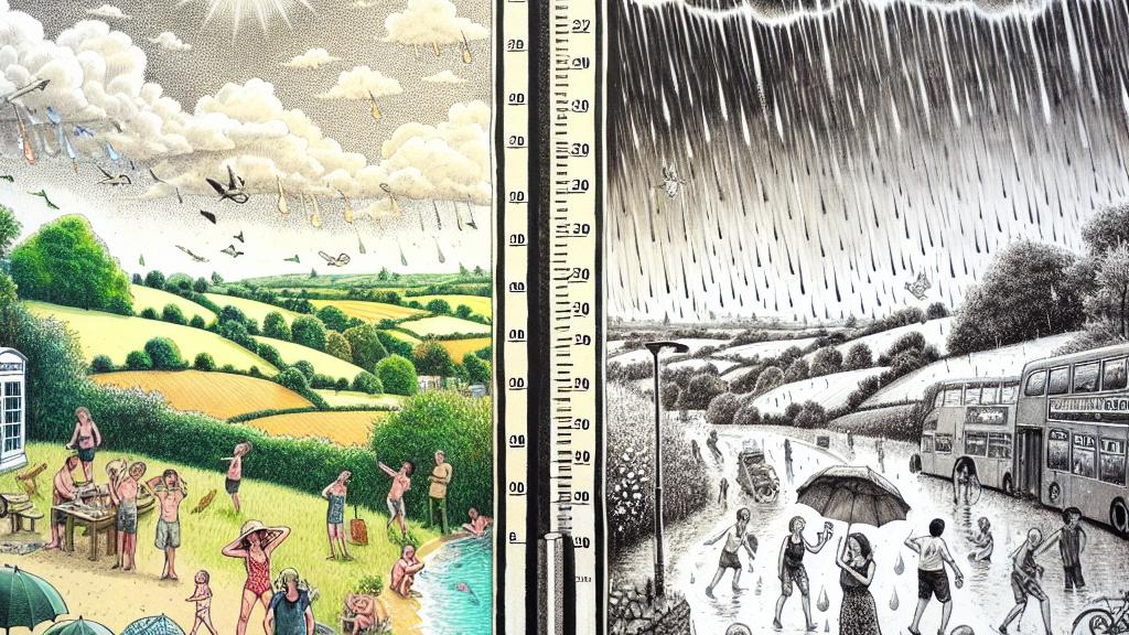 熱波と豪雨：イギリスの気候ジェットコースター！