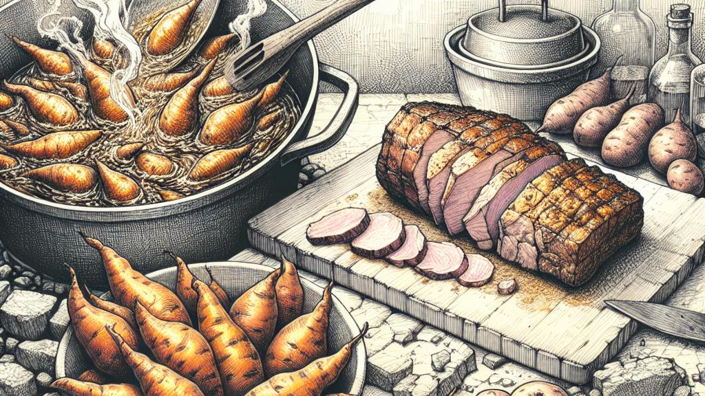 How to Cook Sweet Potatoes and Pork Together