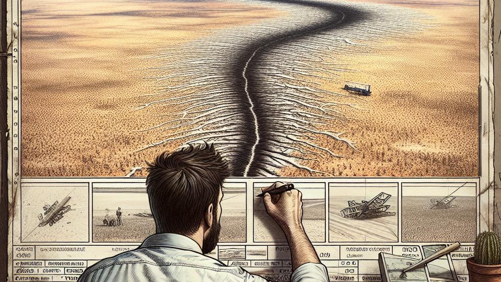 オーストラリアのナラボー平原における竜巻の傷跡の発見