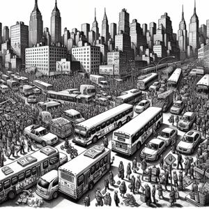 衝撃の事実：ニューヨーク市のバス利用者のほぼ半数が無料で乗車！