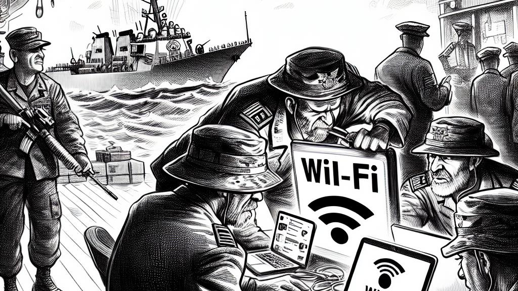 海軍長官たちの「ホットスポット」スキャンダル：USSマンチェスターでの危険なWi-Fi計画！