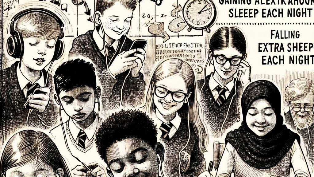 学校でのスマートフォン禁止が子供たちの睡眠改善と幸せをもたらす方法