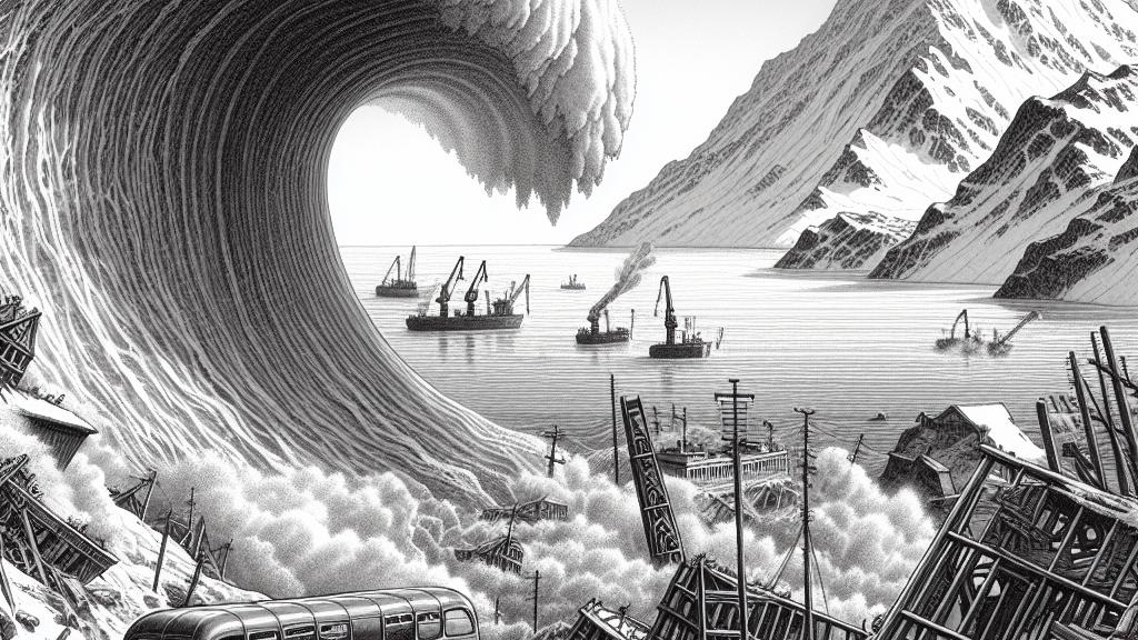 波が高まる時：グリーンランドの氷河が引き起こす津波の恐怖