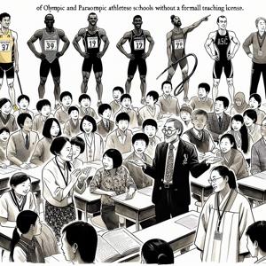 Controversy Over Olympic Athletes Teaching Without License in Japan