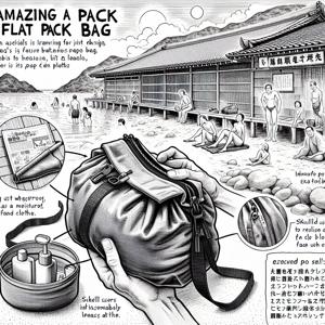 Discover the Amazing Flat Pack Bag for Travel and Bath