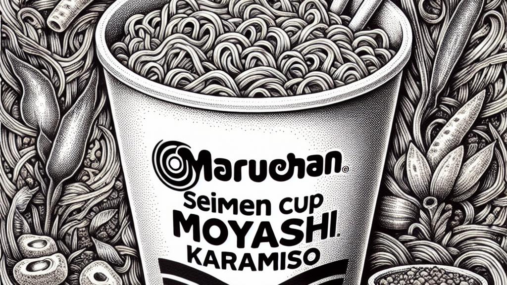 Experience the Delectable Maruchan Instant Noodle with Crunchy Bean Sprouts