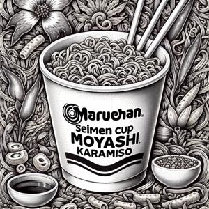 Experience the Delectable Maruchan Instant Noodle with Crunchy Bean Sprouts