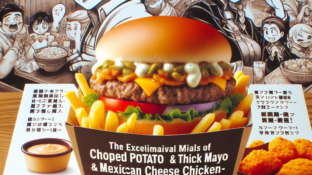 Try the Exciting New Evangelion Burgers at McDonald's!