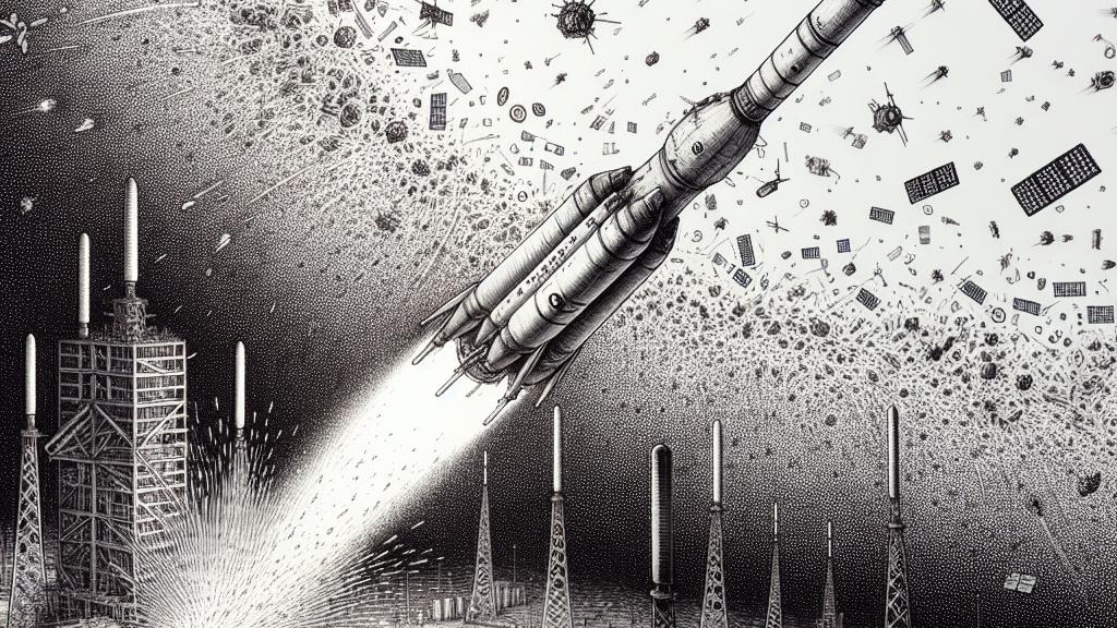 ロケットの混乱：中国の宇宙大失態が危険なゴミの群れを招く！