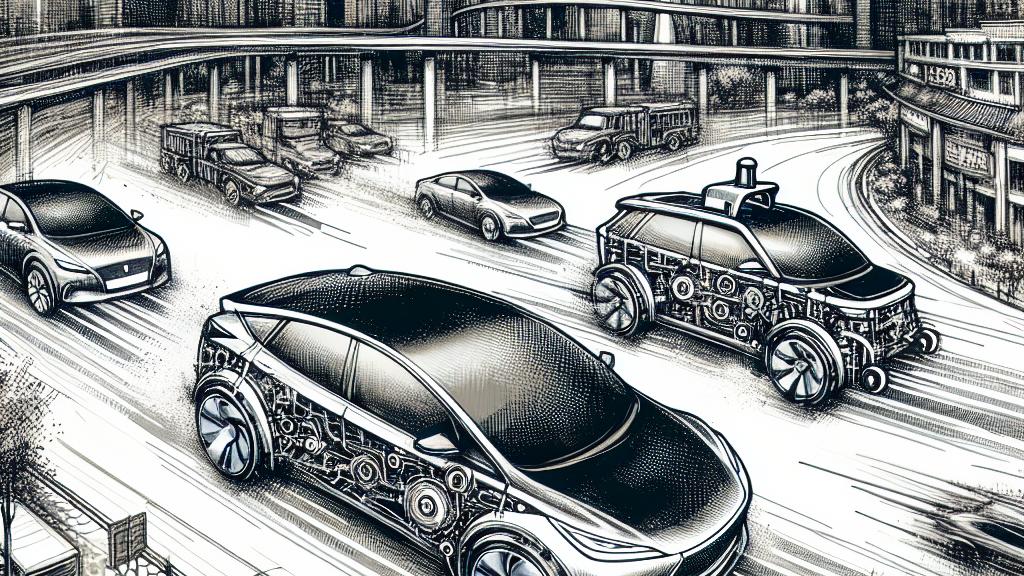 中国の電気自動車メーカー、自動運転技術で新たな競争に挑む