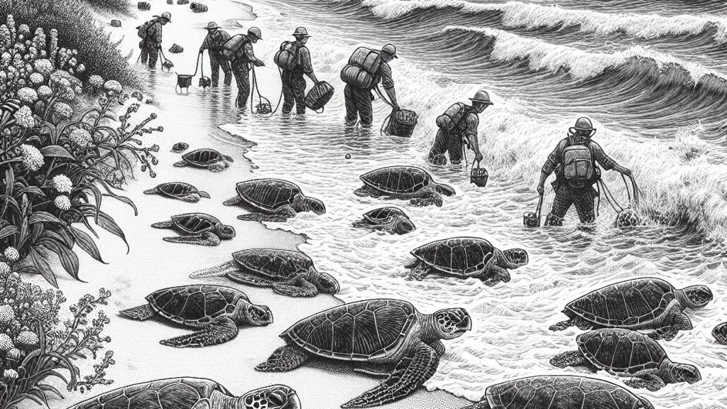 Stranded Sea Turtles Receiving Critical Care in Cape Cod