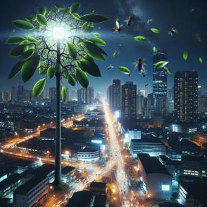 あまりにも明るい夜：街灯が葉を昆虫に消化不良にさせている理由！