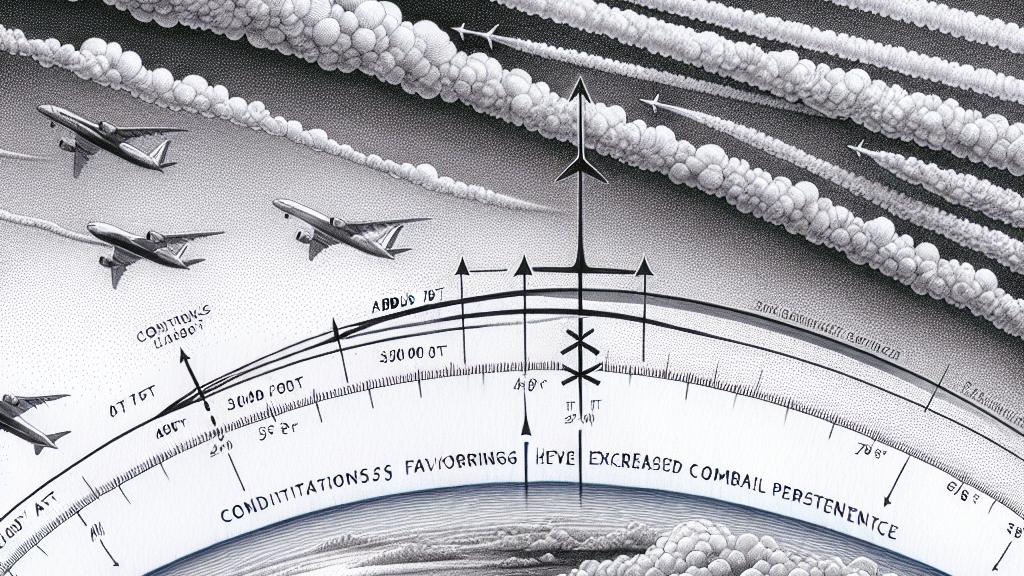 高空を飛ぶ：現代の航空機と気候変動の飛行機雲の謎
