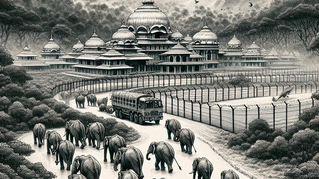 Journey of Elephants to a Giant Zoo Created by a Young Billionaire