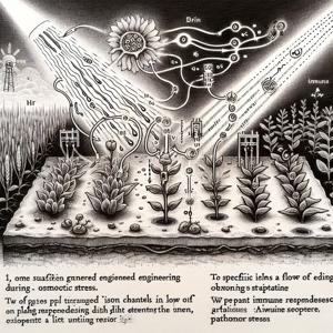 Exploring Non-Invasive Strategies for Plant Stress Response via Optogenetics