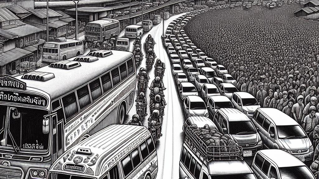 The Battle on Thai Roads: Local Operators vs. Illegal Chinese Bus Services!