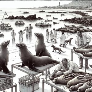 南アフリカにおけるアシカでの初めての記録された狂犬病のアウトブレイク