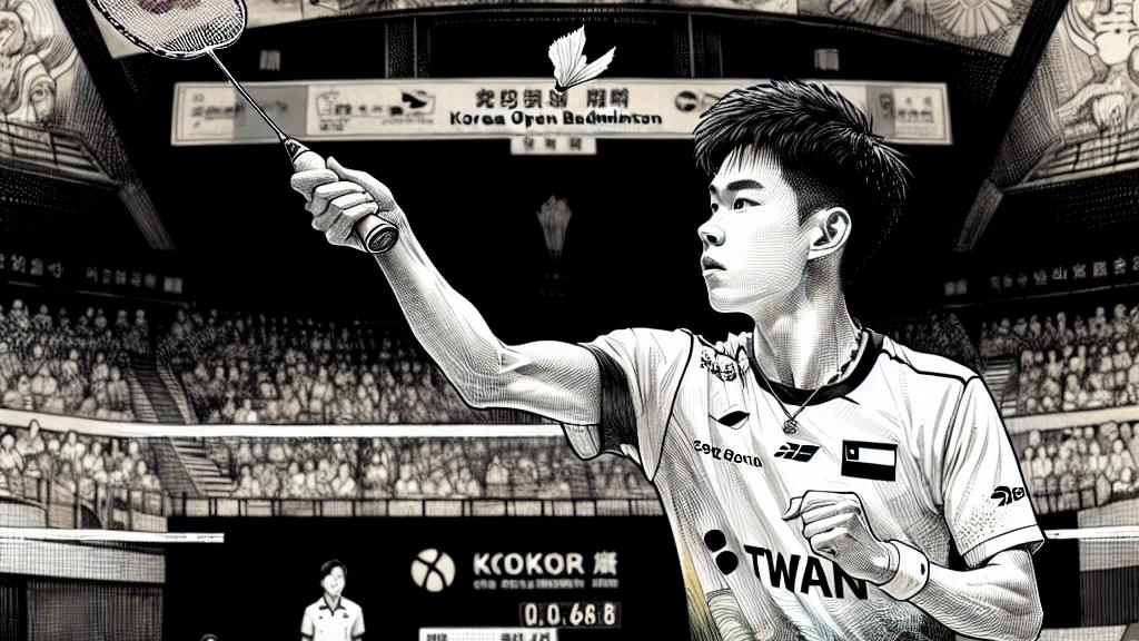 Silver Linings: Lee Chia-hao's Bitter Battle at the 2024 Korea Open!